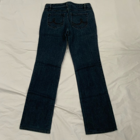 Loft Jeans Size 6 Original Boot Cut Embroidered Back Pockets Mid Rise 31x31 - Picture 14 of 14